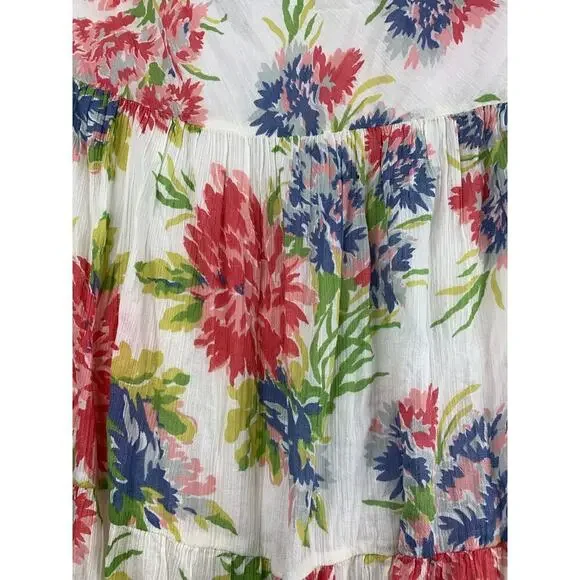 Women's Chaps Pink Floral Long Skirt - Size XL - Picture 2 of 5